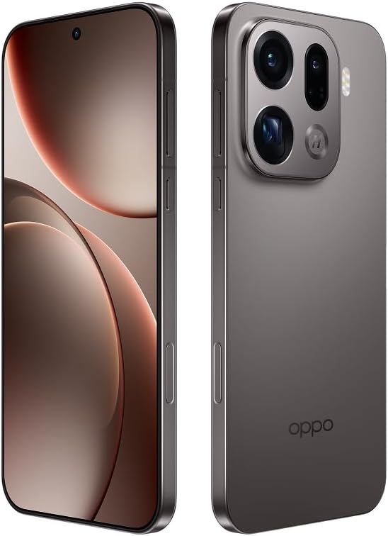 Oppo Find X9 Pro 5G 512GB 16GB RAM Titanium Charcoal Dual Sim Smartphone